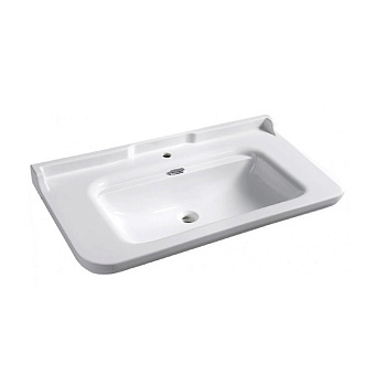 Kerasan Waldorf Раковина 120x55 см, 1 отв., керамическая, цвет: белый/хром