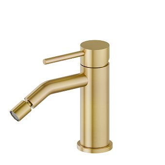 Newform X-Steel 316 Смеситель для биде, 1 отв., цвет: PVD brushed gold