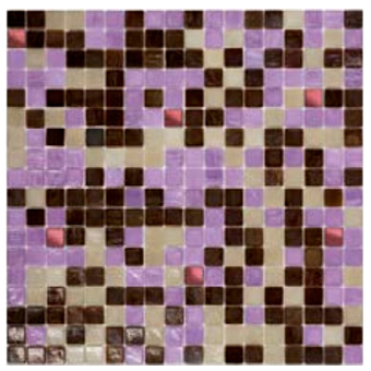 Sicis Colors Мозаика 29.5x29.5см, универсальная, стекло, цвет: roccaruja plus