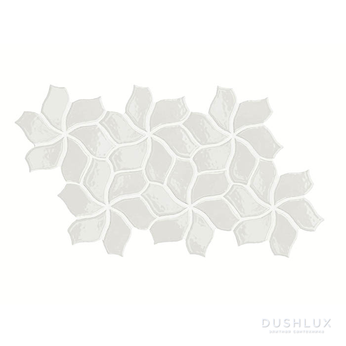 Фото Mutina Botanica Керамогранит 40.3х23.1см, flower, универсальный, глазурованный, цвет: white glossy