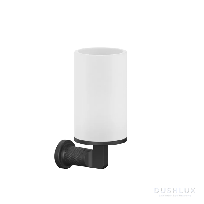 Фото Gessi Inciso Стакан настенный, цвет: белый/nero XL