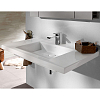Villeroy&Boch Metric Art Раковина 100х55 см, 1 отв., прямоугольная, без перелива, с антигрязевым покрытием CeramicPlus, цвет: белый