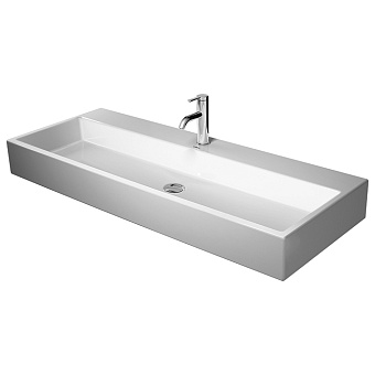 Duravit Vero Air Раковина накладная 120х47см, с 3 отв., без перелива, цвет: белый