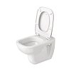 Duravit D-Code Унитаз 35.5x54.5см., подвесной, с сиденьем, цвет: белый глянцевый