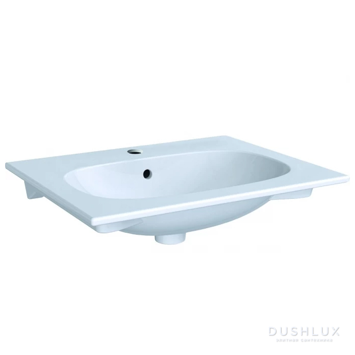 Фото Geberit Acanto Slim Раковина 90x48см., накладная, 1 отв., цвет: белый
