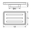 Grohe Selection Cube Мыльница настольная, цвет: матовое стекло