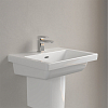 Villeroy&Boch Subway 3.0 Раковина 55х44х16.5см., 1 отв., подвесная, с переливом, цвет: альпийский белый