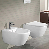 Villeroy&Boch Subway 2.0 Унитаз 37.5x36см., подвесной, с гориз. выпуском, цвет: альпийский белый