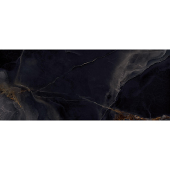 Emilceramica Tele DI Marmo Onyx Керамогранит 278x120x0,65см, универсальная, глазурованный, цвет: Onyx Black Lappato