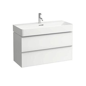 Laufen Case Тумба под раковину 59.5x52x45см, 2 ящика, цвет: белый матовый
