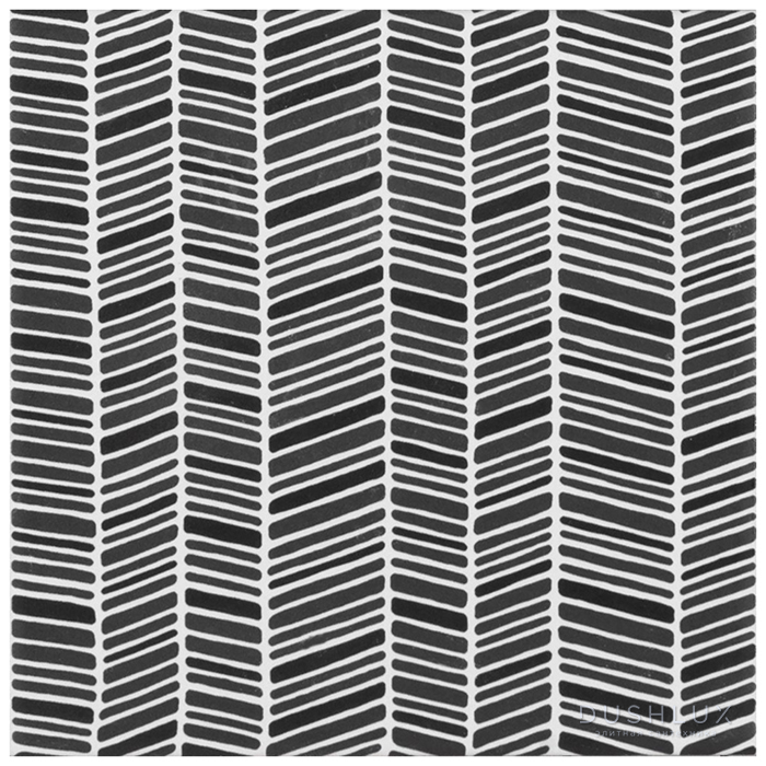 Фото Tonalite Aquarel Керамогранит 15х15см, универсальная, цвет: Decoro Stripe Dark Grey Cream