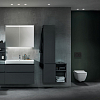 Geberit Smyle Square Унитаз 35х54см., подвесной, безободковый, с крышкой-сиденьем и микролифтом, цвет: белый