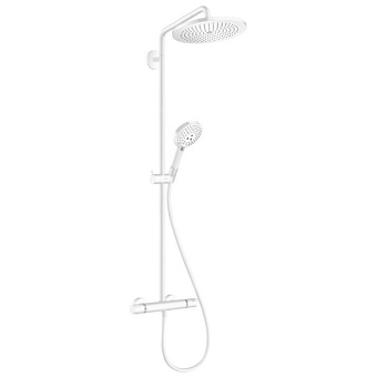 Hansgrohe Croma Select S Душевая система, 1jet, с термостатом, цвет: белый матовый