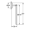 Grohe BauCosmopolitan, Кольцо для полотенца 21см., подвесной, цвет: хром