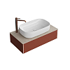 Kerama Marazzi Magica Тумба 88.4х48.5х22см., подвесная, 1 ящик, цвет: венецианский красный матовый