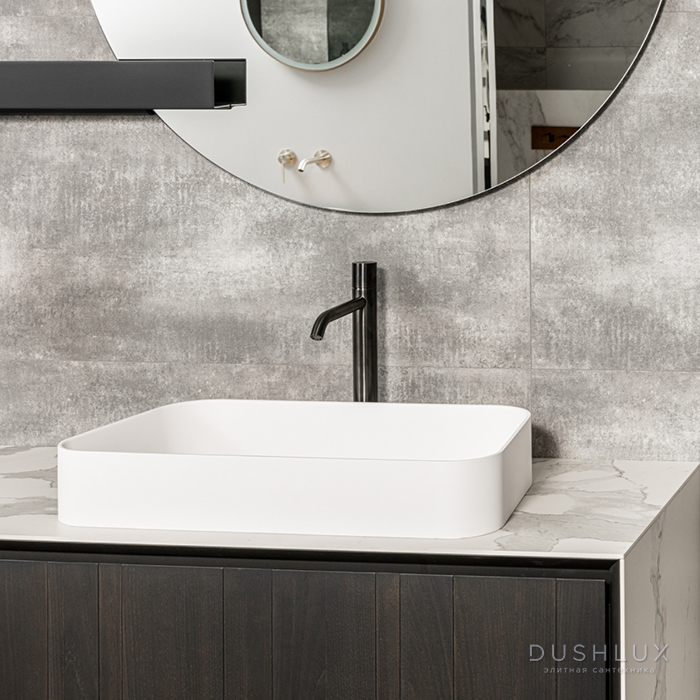 Фото CEA Design GIOTTO Смеситель для раковины, 1 отв., цвет: PVD черный сатинированный