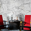 Lithos Design Linear Натуральный камень 60x60x2см, настенный, материал: мрамор carrara ghiaccio/polis