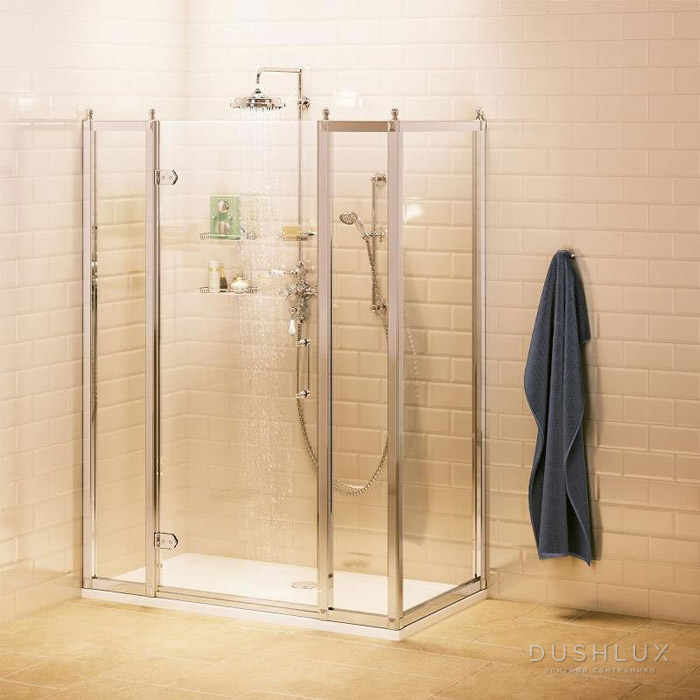 Фото Burlington Britton Дверь на петлях 140x90см., цвет: хром