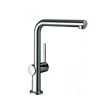 Hansgrohe Talis M54 Кухонный смеситель, на 1 отв,, однорычажный, с вытяжным изливом, укомплектован sBox, цвет: хром
