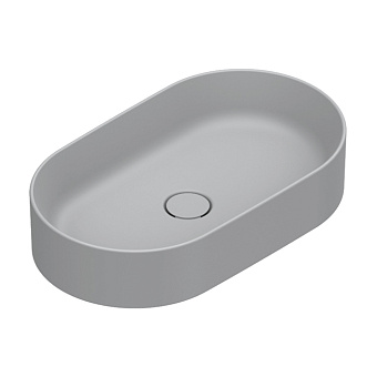 Catalano Zero Раковина 60x35см, накладная, без отв., цвет: Cemento Satinato