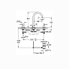 Grohe Atrio New Смеситель для раковины, 3 отв., цвет: темный графит матовый