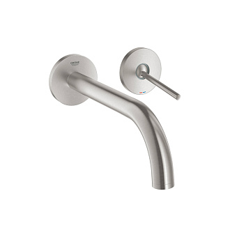 Grohe Atrio New Смеситель для раковины, настенный, цвет: supersteel