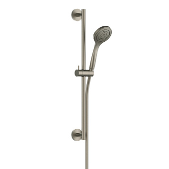 Gessi Emporio shower Душевой гарнитур, с ручным душем, легкой очистки, шланг 1,5м, цвет: Finox Brushed Nickel