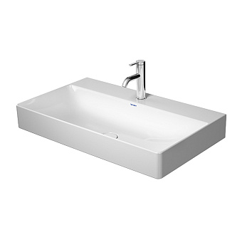 Duravit DuraSquare Раковина накладная 80x47см., с 1 отв., без перелива, с керамической крышкой, с креплениями, цвет: белый