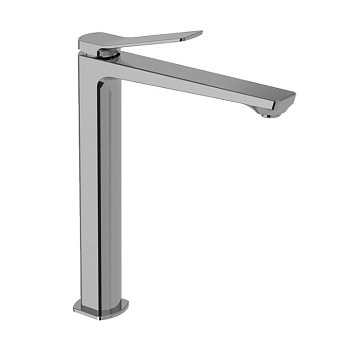 Paffoni Tilt Смеситель для раковины, высокий, 1 отв., цвет: нержавеющая сталь