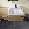 Villeroy&Boch Subway 3.0 Раковина 60х47х16.5см., 1 отв., подвесная, с переливом, цвет: альпийский белый