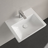 Villeroy&Boch Subway 3.0 Раковина 55х44х16.5см., 1 отв., подвесная, без перелива, цвет: альпийский белый