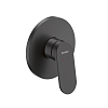 Duravit Wave Смеситель для душа, настенный, цвет: черный матовый