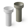 Dea Design Pedestal Basin Раковина 48x48x90см., напольная, без отв., Solid Surface, цвет: White №18