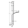 Hansgrohe Pulsify Душевая гарнитур, штанга 90см., с ручным душем и держателем, цвет: хром