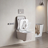 Arrow Glacier Унитаз Smart 41x60см, с функцией биде, подвесной, безободковый, клавиша смыва, цвет: бежевый
