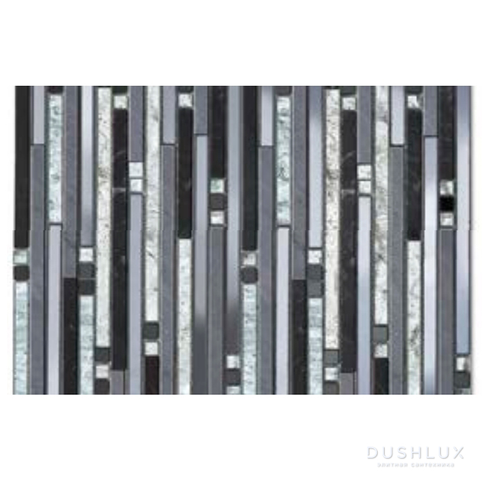 Фото Sicis Colors Мозаика 28.6x32.5см, настенная, цвет: lead