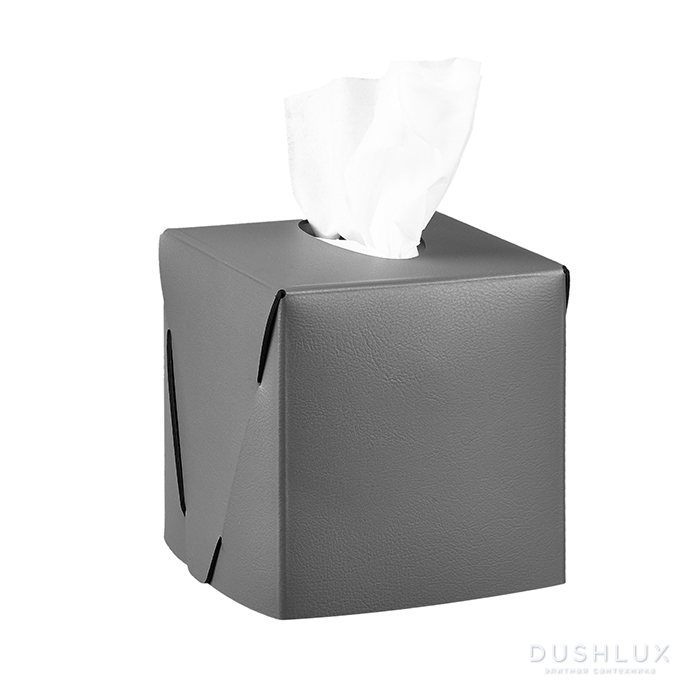 Фото ADJ Салфетница Kleenex, 12x12xH12 см., цвет: серый/черный