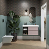Kerama Marazzi Cubo Раковина 90х48.5х18см., подвесная, мебельная, правая, 1 отв., с переливом, цвет: белый глянцевый