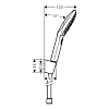 Hansgrohe Raindance Select E Душевой набор: ручной душ 120, 3jet (Rain, RainAir, Whirl), держатель, шланг 1,6м, цвет: хром
