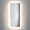 CEA Design ABACO Зеркало 42.5x100см., подвесное, прямоугольное, с белой LED подсветкой 3000K, цвет: нержавеющая сталь