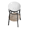 Kerama Marazzi Cono Консоль 44x77см., металлическая, напольная, цвет: черный матовый