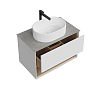 Kerama Marazzi Plaza Modern Тумба 80x48см., подвесная, 1 ящик, цвет: белый