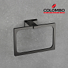 Colombo Look Полотенцедержатель кольцо 20х14см, цвет: PVD графит полированный
