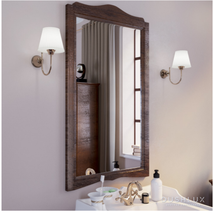 TW Veronica Nuovo Зеркало подвесное, в деревянной раме 83х110 см, цвет ...