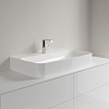 Villeroy&Boch Finion Раковина 80х47 см, 1 отв., с переливом, с антигрязевым покрытием CeramicPlus, цвет: белый
