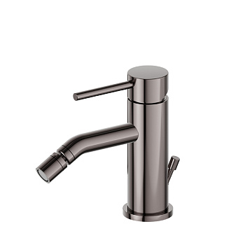 Newform XT Смеситель для биде, 1 отв., с донным клапаном, цвет: PVD gun metal