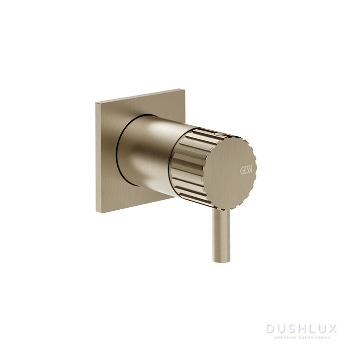 Фото Gessi Incastri Смеситель для душа, настенный, цвет: Finox Brushed Nickel