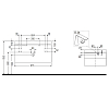 Duravit Happy D.2 Plus Тумба подвесная с умывальником 97.5х49х46.8см, с 1 отв под смесит, 2 ящика, выпуск и сифон в комплекте, цвет: белый глянцевый