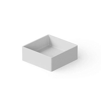 Dea Design Washbasins Раковина 40x40x15см., накладная, без отв., Solid Surface, цвет: White №18