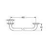 Grohe Essentials Ручка для ванной 450 мм, цвет: хром